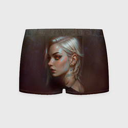 Трусы-боксеры мужские Девушка Error, цвет: 3D-принт
