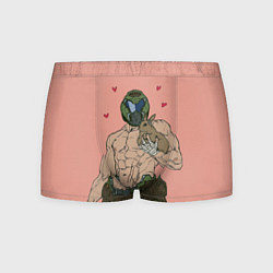 Трусы-боксеры мужские Палач рока с кроликом, цвет: 3D-принт