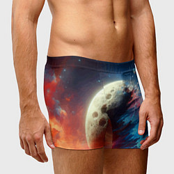 Трусы-боксеры мужские Разрыв космического тела - нейроарт, цвет: 3D-принт — фото 2