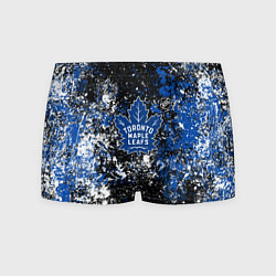 Трусы-боксеры мужские Toronto Maple Leafs NHL black, цвет: 3D-принт