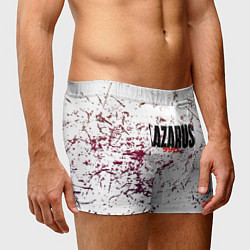 Трусы-боксеры мужские Лазарь аниме надпись гранж, цвет: 3D-принт — фото 2