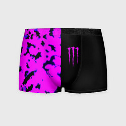 Трусы-боксеры мужские Monster energy neon camo, цвет: 3D-принт
