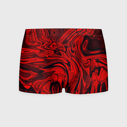 Трусы-боксеры мужские Красный смешение пластика, цвет: 3D-принт