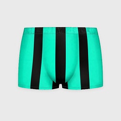 Трусы-боксеры мужские Color light blue white line, цвет: 3D-принт