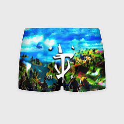 Трусы-боксеры мужские Fortnite x doom logo, цвет: 3D-принт