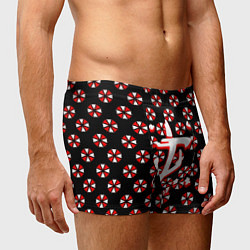 Трусы-боксеры мужские Doom x resident evil pattern, цвет: 3D-принт — фото 2