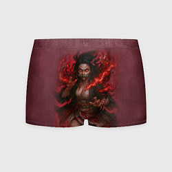 Трусы-боксеры мужские Незуко Камадо реализм, цвет: 3D-принт