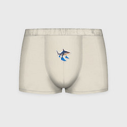Трусы-боксеры мужские Тралалеро тралала акула мем, цвет: 3D-принт