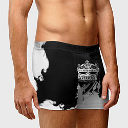 Трусы-боксеры мужские Liverpool краски белые дым, цвет: 3D-принт — фото 2