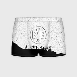Трусы-боксеры мужские Borussia спорт лого люди, цвет: 3D-принт