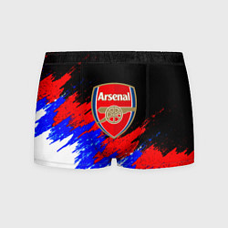 Трусы-боксеры мужские Арсенал краски триколор, цвет: 3D-принт