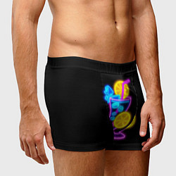 Трусы-боксеры мужские Night beach, цвет: 3D-принт — фото 2