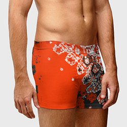 Трусы-боксеры мужские Красно-черная метаморфоза, цвет: 3D-принт — фото 2