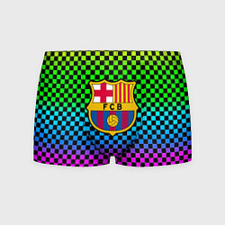 Трусы-боксеры мужские Barcelona gradient neon, цвет: 3D-принт