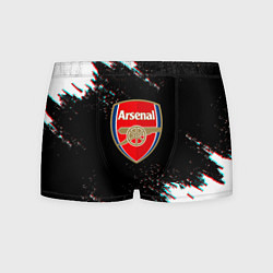 Трусы-боксеры мужские Арсенал краски глитч текстура, цвет: 3D-принт