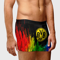 Трусы-боксеры мужские Borussia градиент текстура, цвет: 3D-принт — фото 2