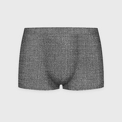 Трусы-боксеры мужские Серый имитация грубой ткани, цвет: 3D-принт