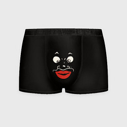Трусы-боксеры мужские Black face, цвет: 3D-принт