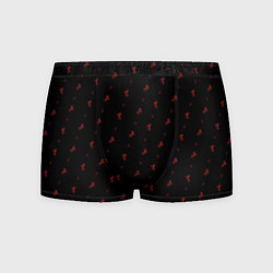 Трусы-боксеры мужские Красный конь паттерн, цвет: 3D-принт