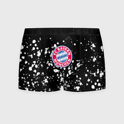 Трусы-боксеры мужские Бавария Мюнхен краски, цвет: 3D-принт