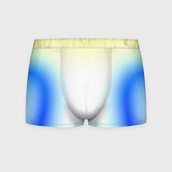 Трусы-боксеры мужские Color yellow blue white, цвет: 3D-принт