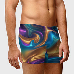 Трусы-боксеры мужские Сплавы разноцветные, цвет: 3D-принт — фото 2