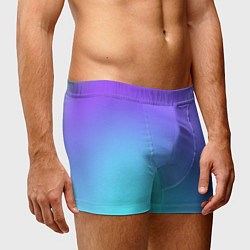Трусы-боксеры мужские Color multi-colored gradient, цвет: 3D-принт — фото 2