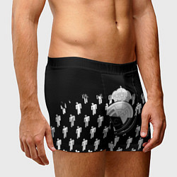 Трусы-боксеры мужские Реал Мадрид люди краски, цвет: 3D-принт — фото 2