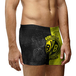 Трусы-боксеры мужские Borussia Dortmund, цвет: 3D-принт — фото 2