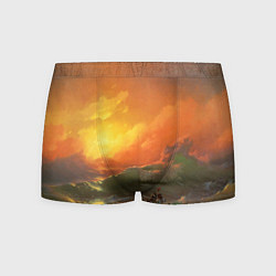 Трусы-боксеры мужские Айвазовский - 9 Вал, цвет: 3D-принт
