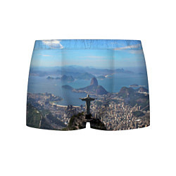 Трусы-боксеры мужские Рио-де-Жанейро, цвет: 3D-принт