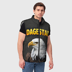 Мужской жилет Dagestan Eagle, цвет: 3D-светло-серый — фото 2