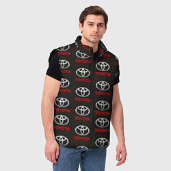 Мужской жилет Toyota, цвет: 3D-черный — фото 2