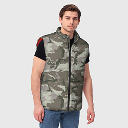 Мужской жилет Камуфляж лесной летний, цвет: 3D-красный — фото 2