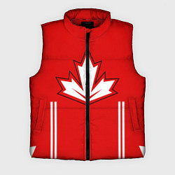 Мужской жилет Сборная Канады: домашняя форма, цвет: 3D-красный