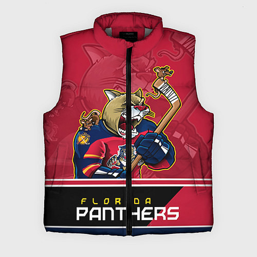 Мужской жилет Florida Panthers / 3D-Светло-серый – фото 1