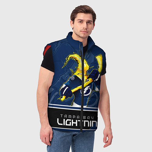 Мужской жилет Bay Lightning / 3D-Красный – фото 3