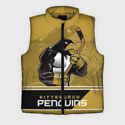 Мужской жилет Pittsburgh Penguins, цвет: 3D-светло-серый