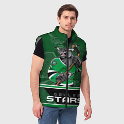 Мужской жилет Dallas Stars, цвет: 3D-светло-серый — фото 2