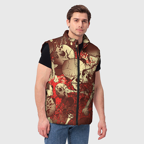 Мужской жилет Cs:go - Styx Famas style / 3D-Черный – фото 3