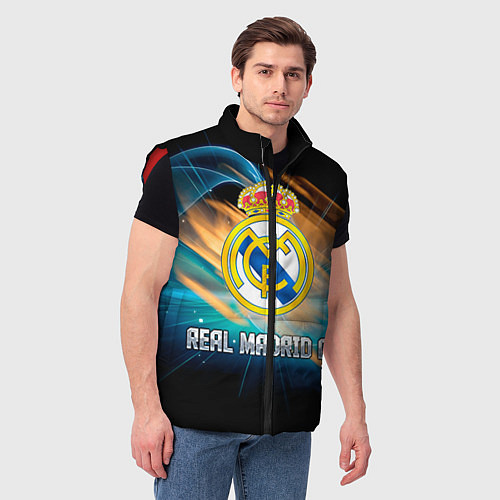 Мужской жилет Real Madrid / 3D-Красный – фото 3
