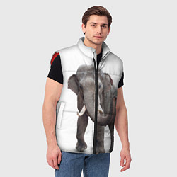 Мужской жилет Большой слон, цвет: 3D-красный — фото 2