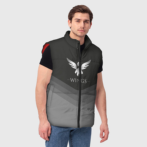 Мужской жилет Wings Uniform / 3D-Красный – фото 3