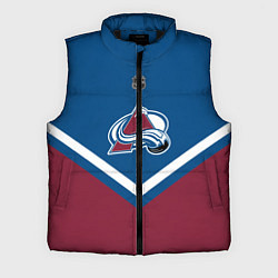 Мужской жилет NHL: Colorado Avalanche, цвет: 3D-черный