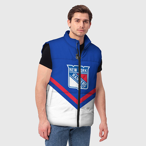 Мужской жилет NHL: New York Rangers / 3D-Черный – фото 3
