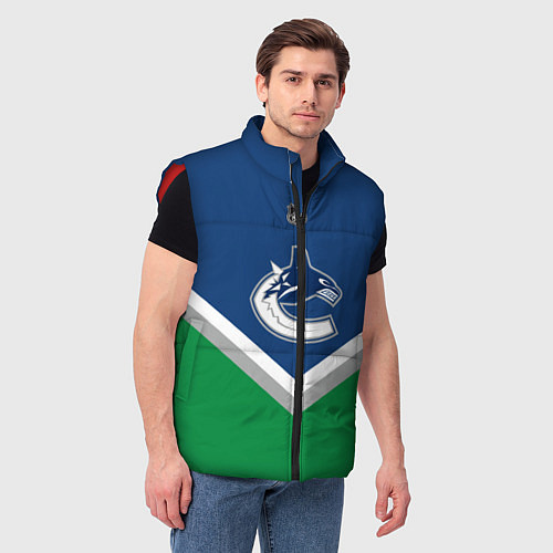 Мужской жилет NHL: Vancouver Canucks / 3D-Красный – фото 3