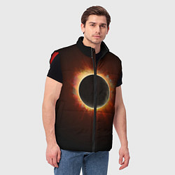 Мужской жилет Солнечное затмение, цвет: 3D-красный — фото 2