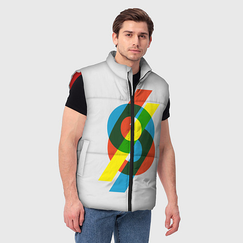 Мужской жилет 69 / 3D-Красный – фото 3