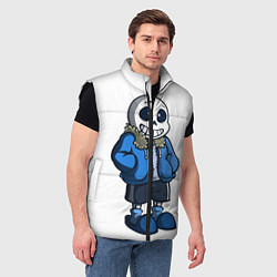 Мужской жилет Undertale, цвет: 3D-черный — фото 2