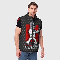 Мужской жилет Bender Presley, цвет: 3D-красный — фото 2